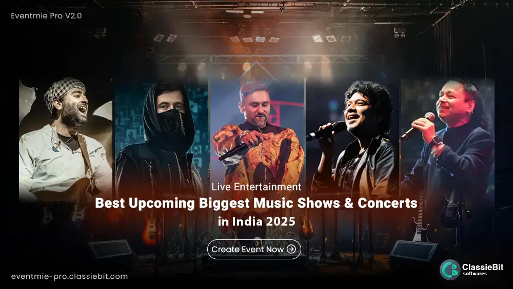 Best Upcoming Biggest Music Shows & Concerts in India 2025 | Classiebit Software
